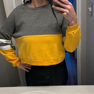 full tilt cropped crewneck sweatshirt